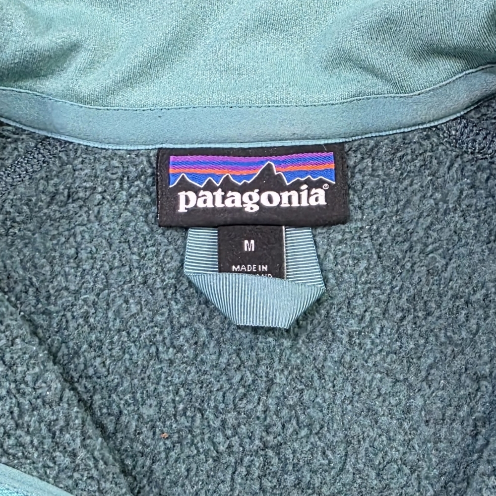 Patagonia Better Sweater Cozy Knit Fleece Teal Quarter-Zip Pullover. M Gorpcore - Picture 2 of 7